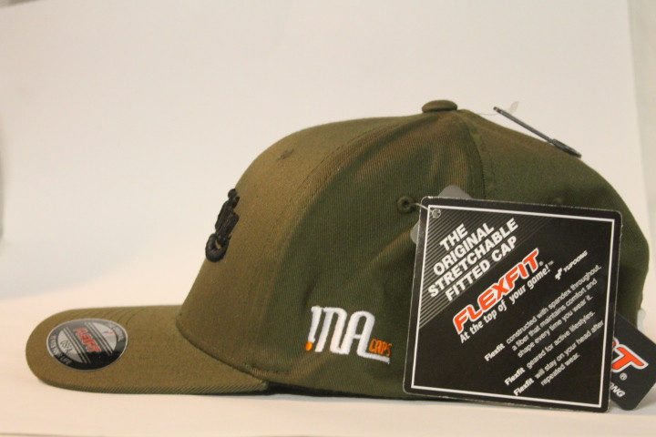 Olive X-Shape Flexfit Side Profile