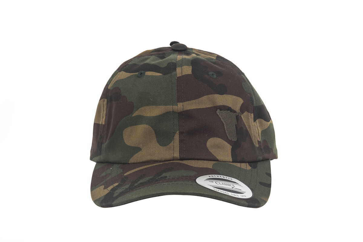 BB533516 – Camouflage Unstructured Cap with Brass Buckle - N!A Caps