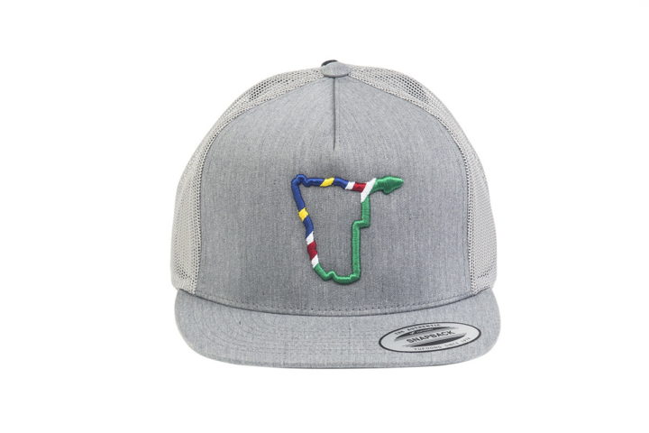 CT1956 – Heather Grey Classic Flat Peak Trucker
