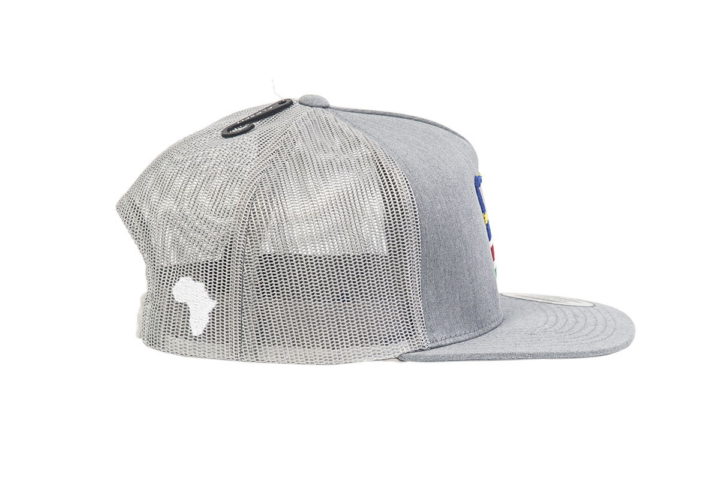 CT1956 – Heather Grey Classic Flat Peak Trucker - Image 2
