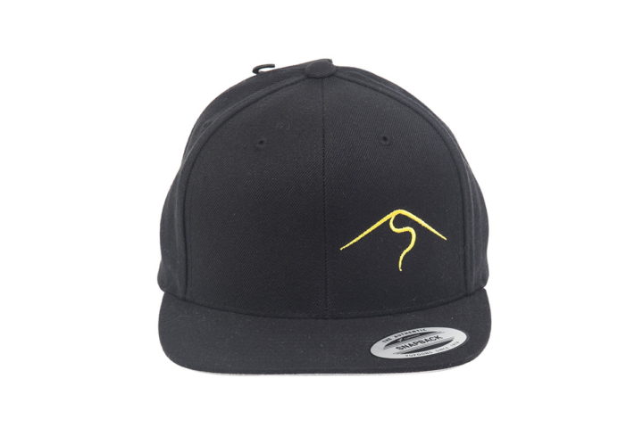 SB013023 – Black Flat Peak Snapback