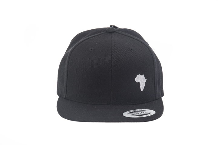 SB01327 – Black Flat Peak Snapback