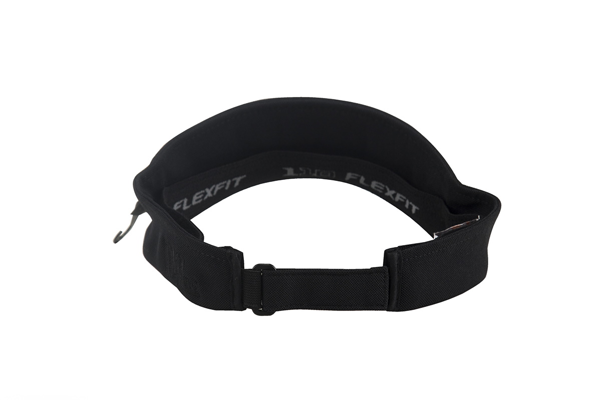 V0129 – Black Flexfit 110 Cool & Dry Visor - N!A Caps
