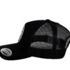 RT01241 – Black Curved Peak Retro Trucker Snapback - Image 2