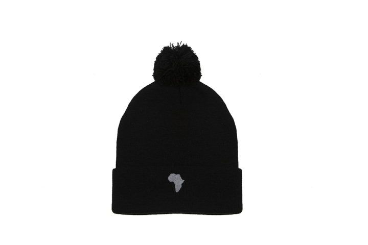 Pom Pom Beanie - Black - Image 4