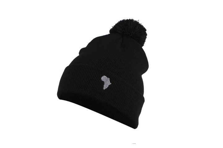 Pom Pom Beanie - Black - Image 2