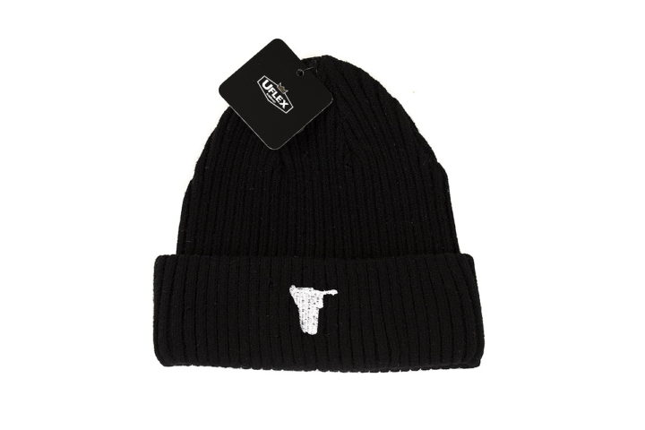 UFlex Cotton Cuff Beanie - Black - Image 3